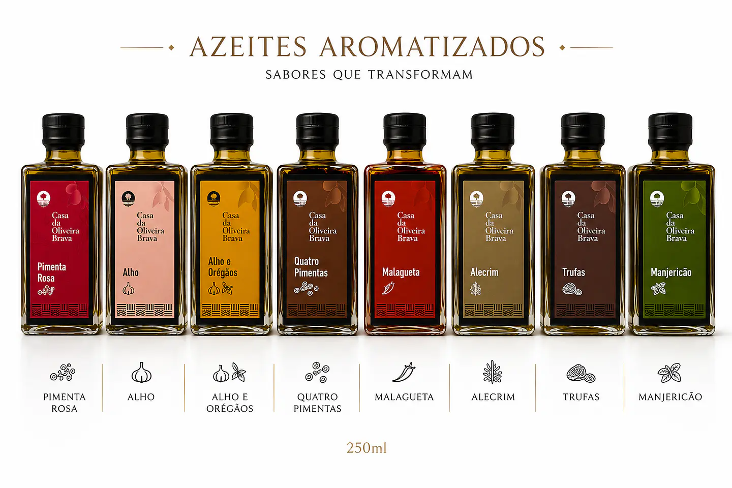 Flavored olive oils 200ml 3