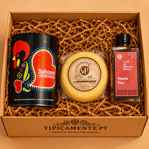 Pack Gourmet – Biscoito, Queijo de Mistura & Azeite Aromatizado