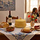 Présentoir à fromage/gâteau en paille artisanale - vignette 2