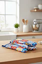 Regional kitchen gloves with colorful tile pattern - thumbnail 2