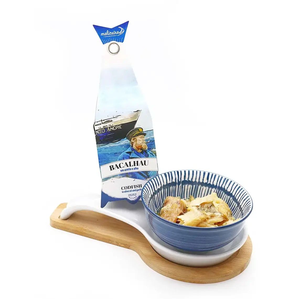 Bacalhau assado com azeite e alho em conserva gourmet 1