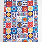 Pano de Cozinha Regional Azulejos Portugueses em sarja - vignette 2