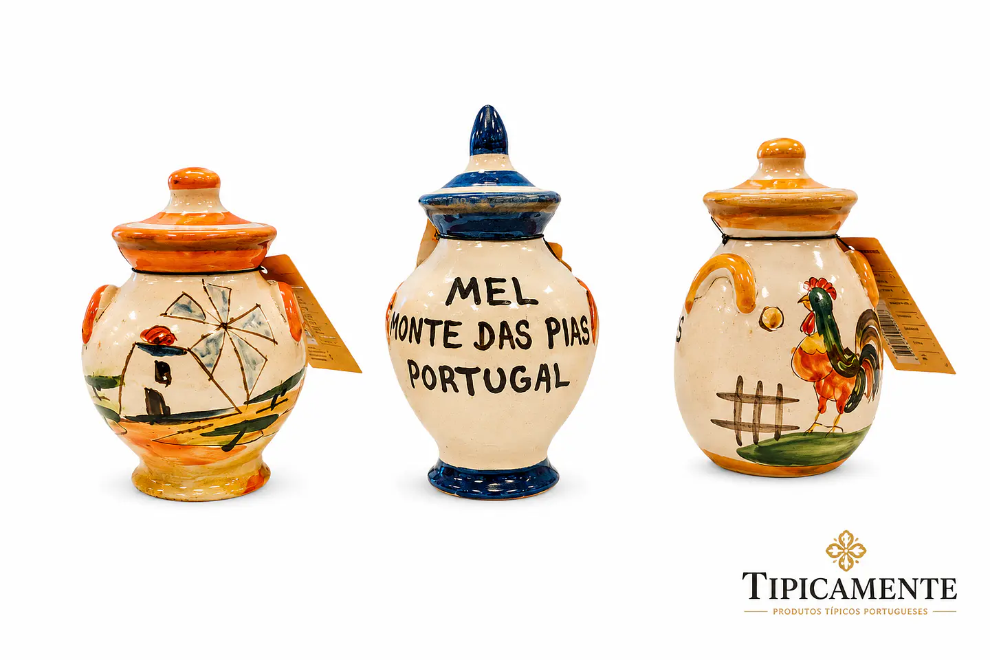 Mel 100% Natural - Pote Artesanal de Barro pintado à Mão 4