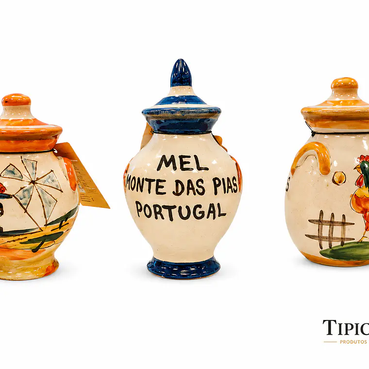 Mel 100% Natural - Pote Artesanal de Barro pintado à Mão 4