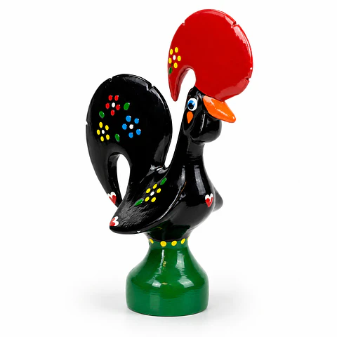 Hand-painted Barcelos Rooster, 15cm