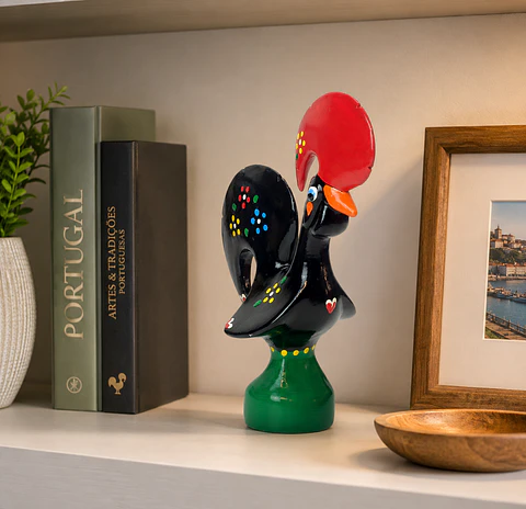 Hand-painted Barcelos Rooster, 20cm