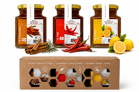Minipack – Paquete de néctar orgánico con sabor a canela, especias y limón.