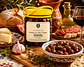 Aceitunas en aceite de oliva virgen extra con ajo y orégano – 500 g - Miniatura 1
