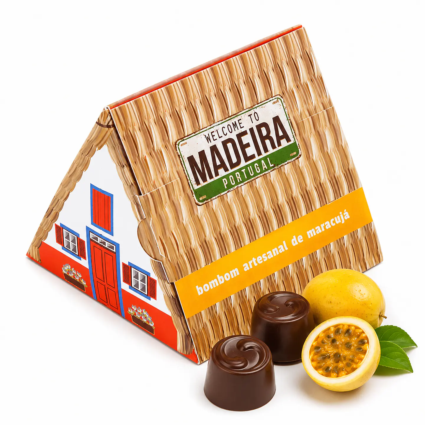 Boîte de chocolats aux fruits de la passion de Casa Santana (Île de Madère) 1
