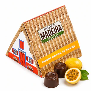 Caja de bombones de maracuyá de Casa Santana (Isla de Madeira)