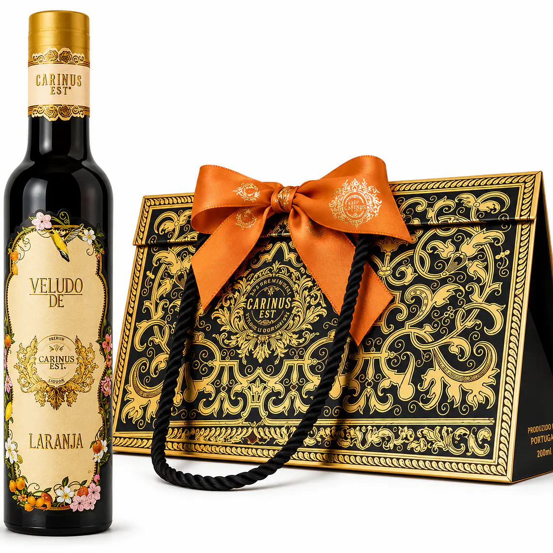 Licor artesanal em caixa de presente com laço - 200ml 8