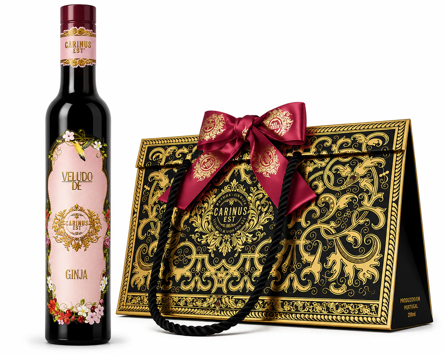 Liqueur artisanale en coffret cadeau avec ruban - 200 ml 3