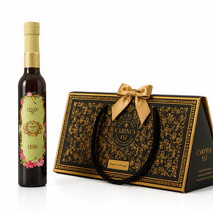 Licor artesanal en caja de regalo con lazo - 200 ml