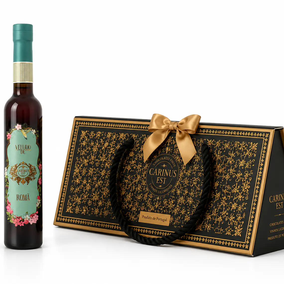 Licor artesanal em caixa de presente com laço - 200ml 12