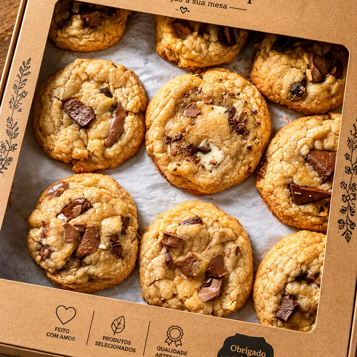 Galletas artesanales con chocolate de primera calidad 1