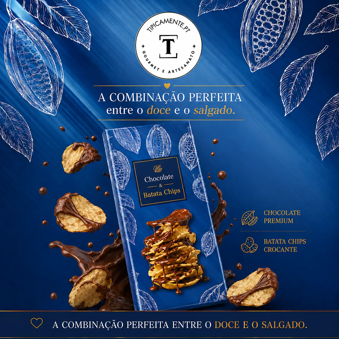 Milk Chocolate with Potato Chips 1
