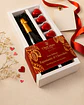 Coffret avec cœurs pralinés + vin mousseux doux - vignette 1