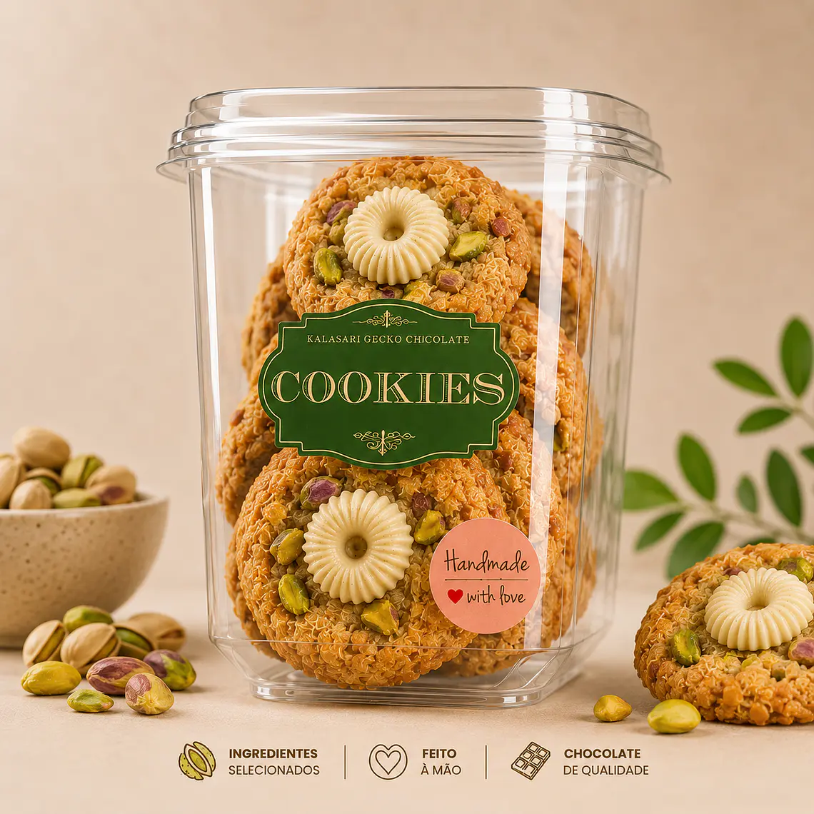 Biscuits artisanaux au chocolat de qualité supérieure 3