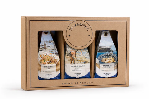 Trilogie de cabillaud - Coffret dégustation de cabillaud portugais traditionnel