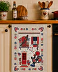 Paños de cocina de algodón con diseño de gallo de Barcelos, para balcones y ventanas. - Miniatura 1