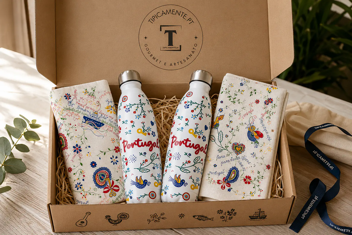 Portuguese Tradition Pack – Thermos Bottle & Kitchen Towels 1