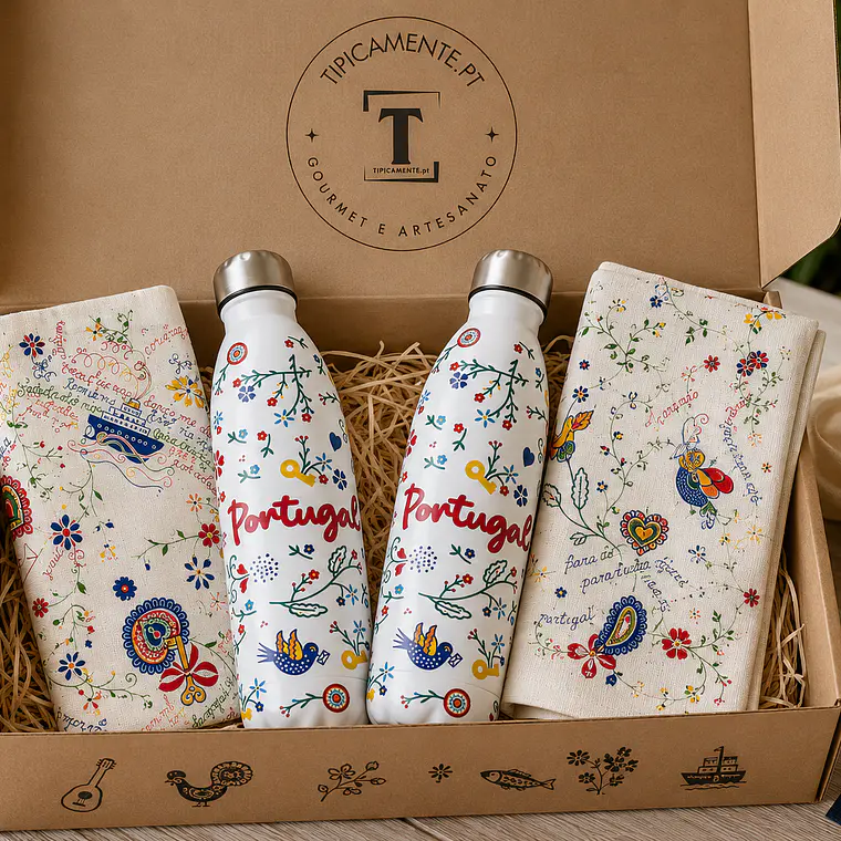 Portuguese Tradition Pack – Thermos Bottle & Kitchen Towels 1
