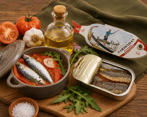 Pickled sardines
