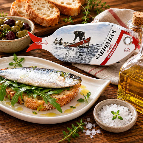 Gourmet sardines in olive oil