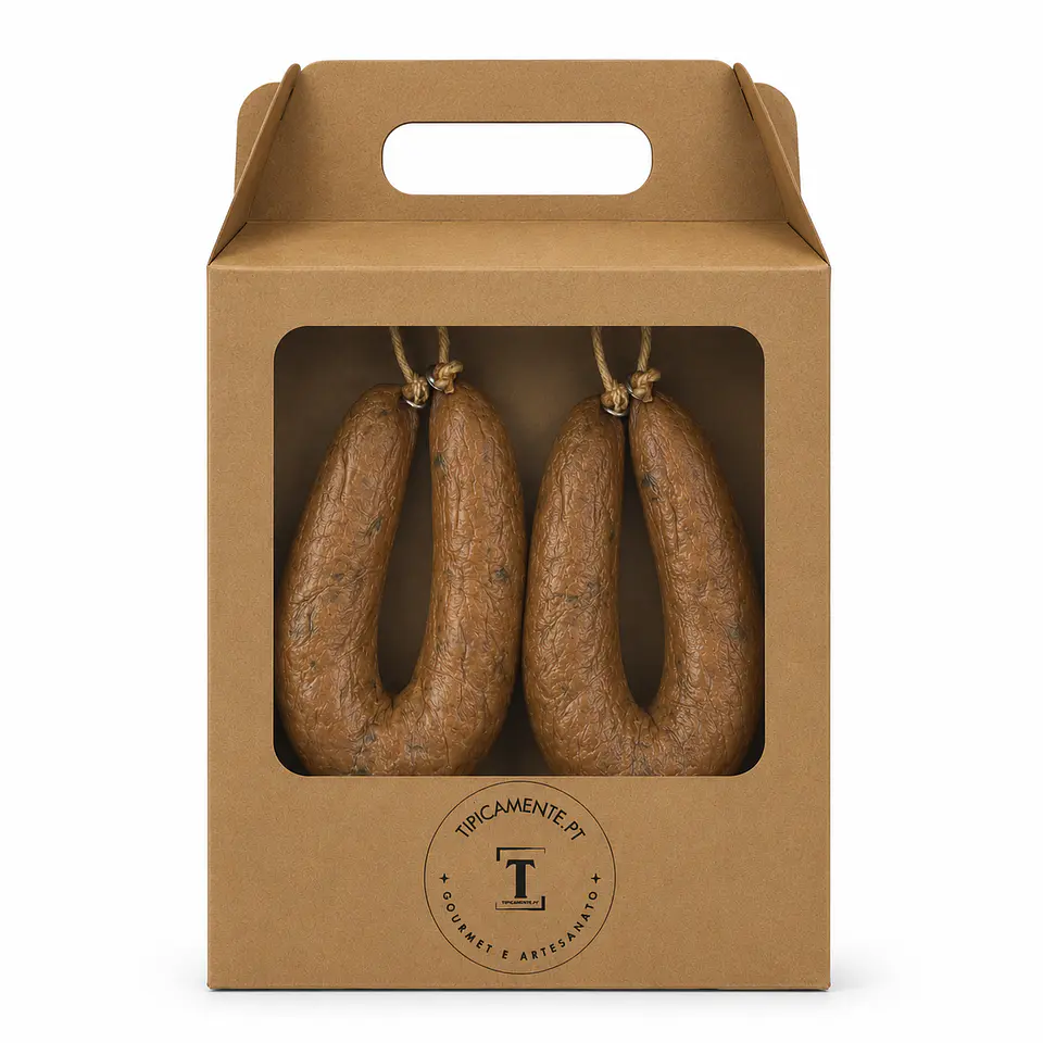 Homemade Chestnut Sausage, box of 2 units. 2
