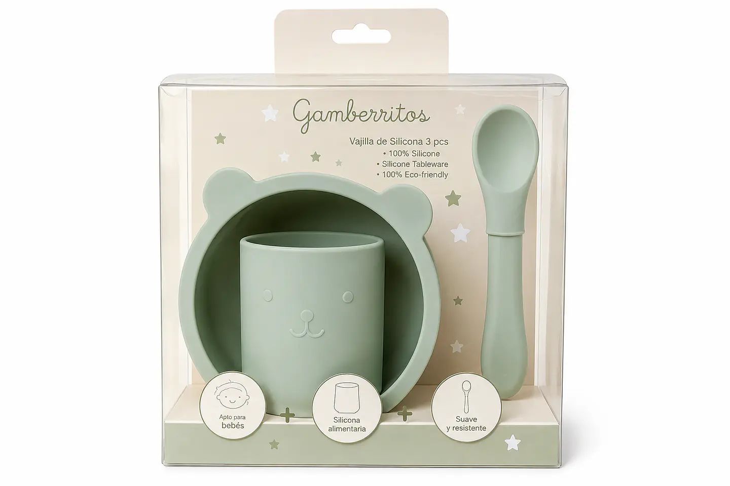 Sachet repas bébé en silicone – 3 pièces 2