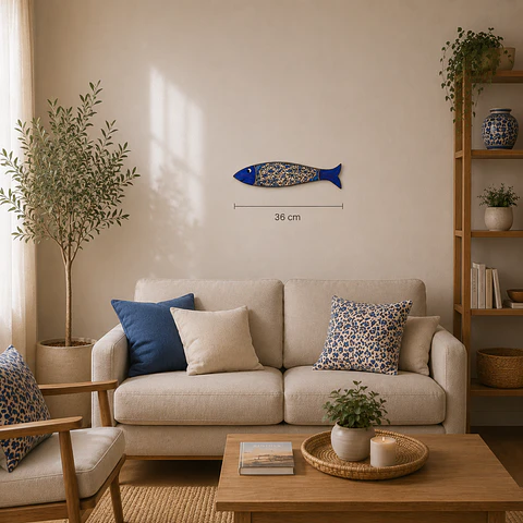 Sardine murale de 36 cm