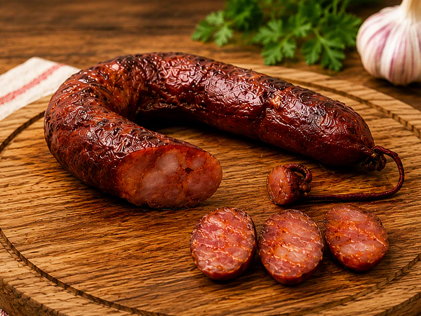 Chorizo ​​frit au vin rouge