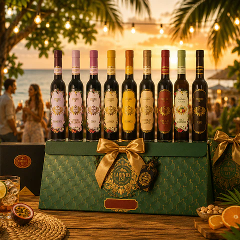 Liqueur artisanale en coffret cadeau avec ruban - 200 ml