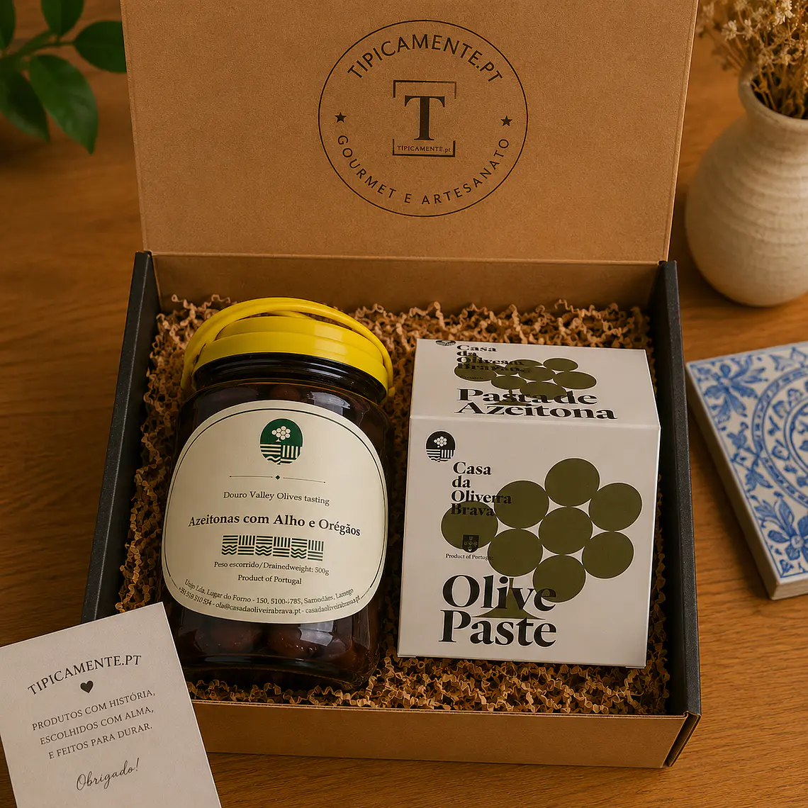 Cabaz Sabores do Douro – Azeitonas & Pasta de Azeitona  1