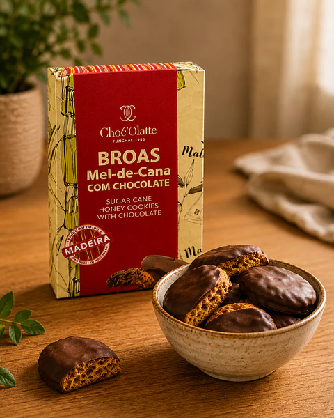 Broas de mel com mel de cana da Ilha da Madeira