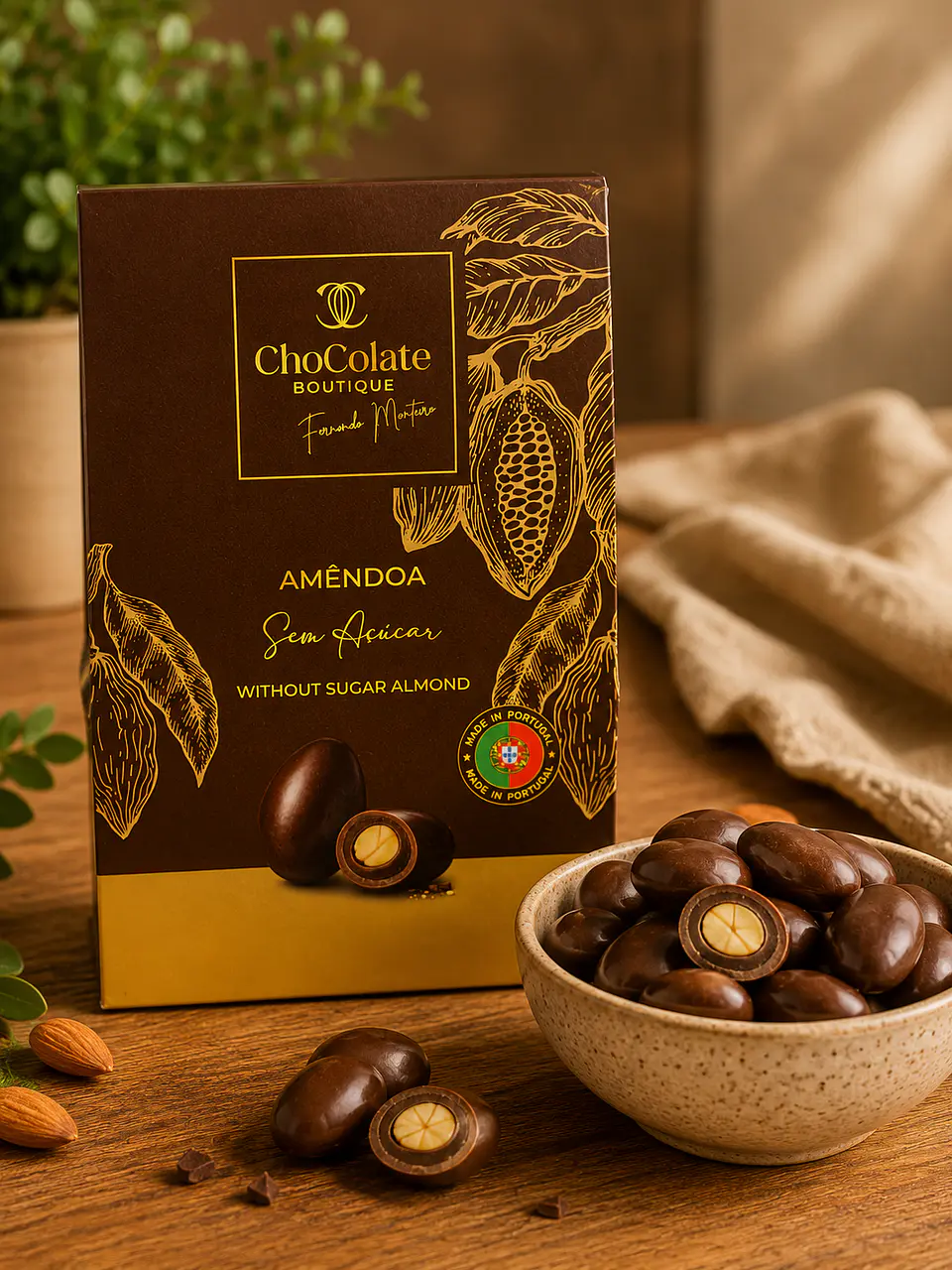 Sugar-Free Chocolate-Covered Almonds 1