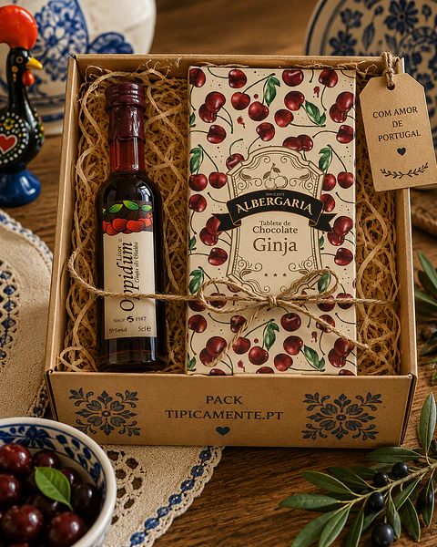 Cabaz Ginja e chocolate 