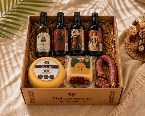 Cabaz Vinhos do Porto & Queijos Portugueses