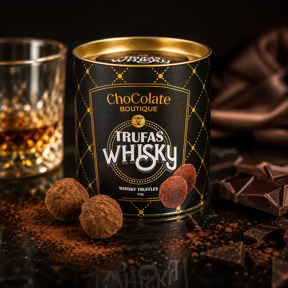 Tin of Whiskey Truffles 1
