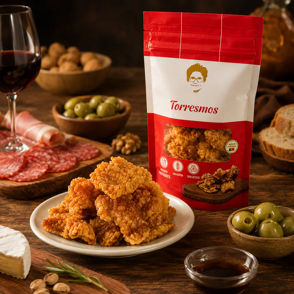 Chicharrones de cerdo caseros: el aperitivo tradicional portugués. 1