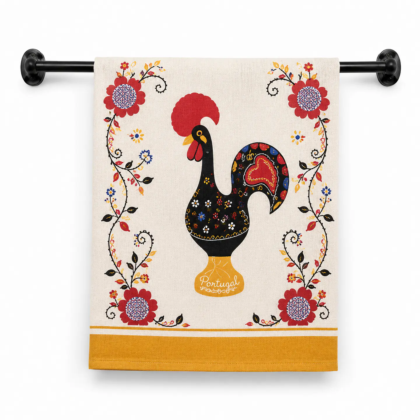 Pano de Cozinha Galo de Barcelos 50 x 70 cm 1