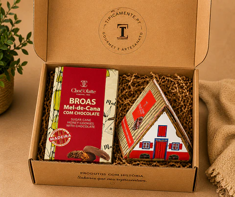 Pack Gourmet – Sabores Tradicionais da Ilha Madeira em caixa gourmet