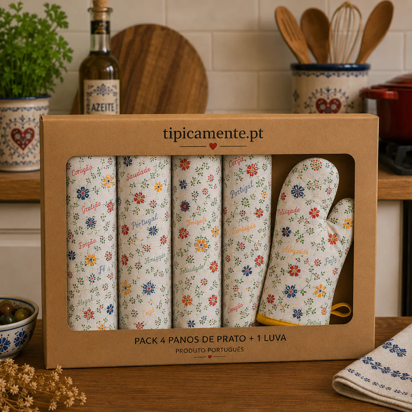 Packs de Cozinha Lenço dos Namorados 7