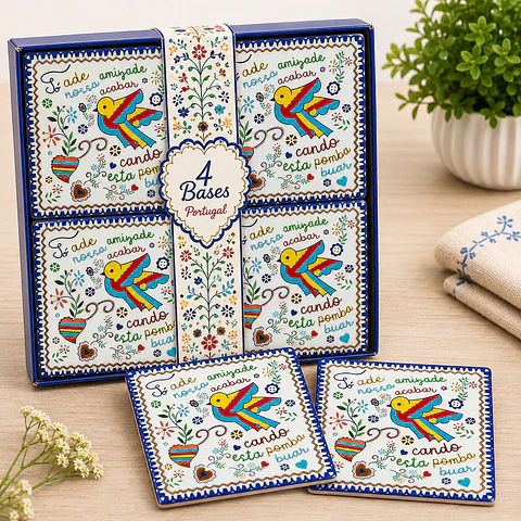 Pack de 4 Bases – Lenço dos Namorados (10,8 cm)