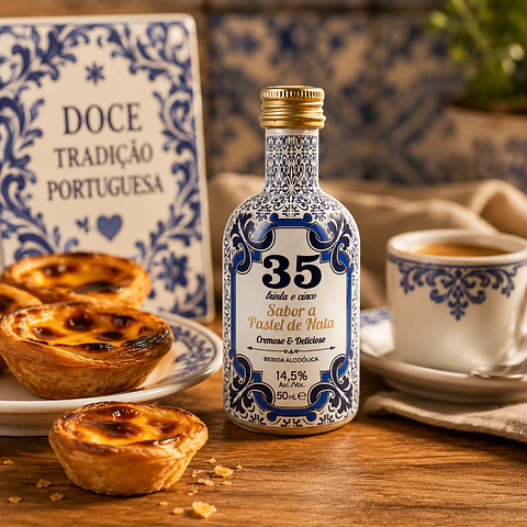 Licor Pastel de Nata Miniatura