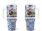 Copo Térmico Portugal com Motivos de Azulejos – 500 ml - Thumbnail 2