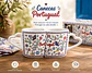 Mug double en céramique à motifs de carreaux portugais – 21 × 8 cm - vignette 2