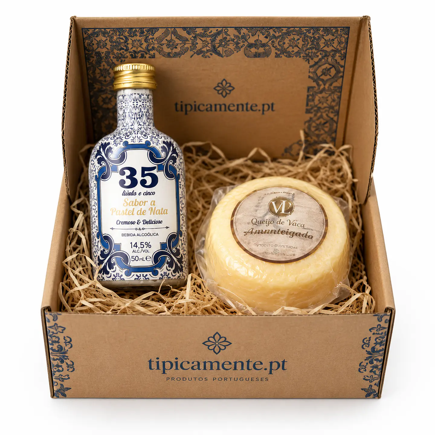 Pack Licor Pastel de Nata 50 ml + Queijo de Mistura 250 g 1