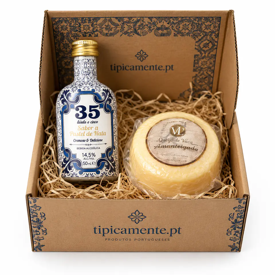 Pack Licor Pastel de Nata 50 ml + Queijo de Mistura 250 g 1
