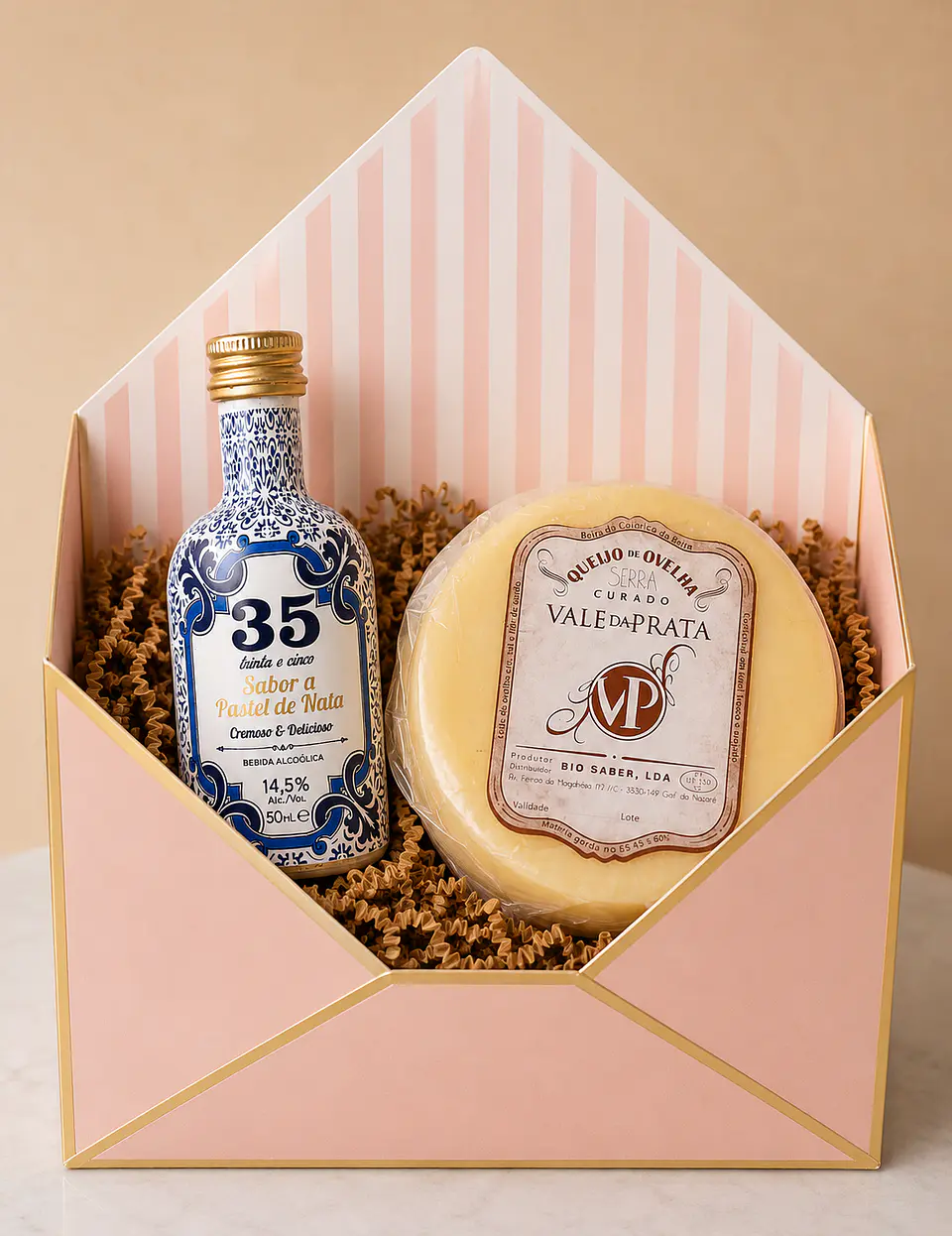 Pastel de Nata Liqueur & Portuguese Cheese Pack 2